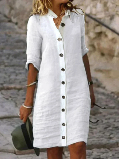 Vestido Casual de Algodón Alissa - Comodidad y Estilo en Uno