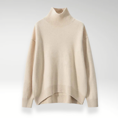 Luxora™ | Comodidad Última: Suéter de Cachemira Suave con Cuello Estiloso