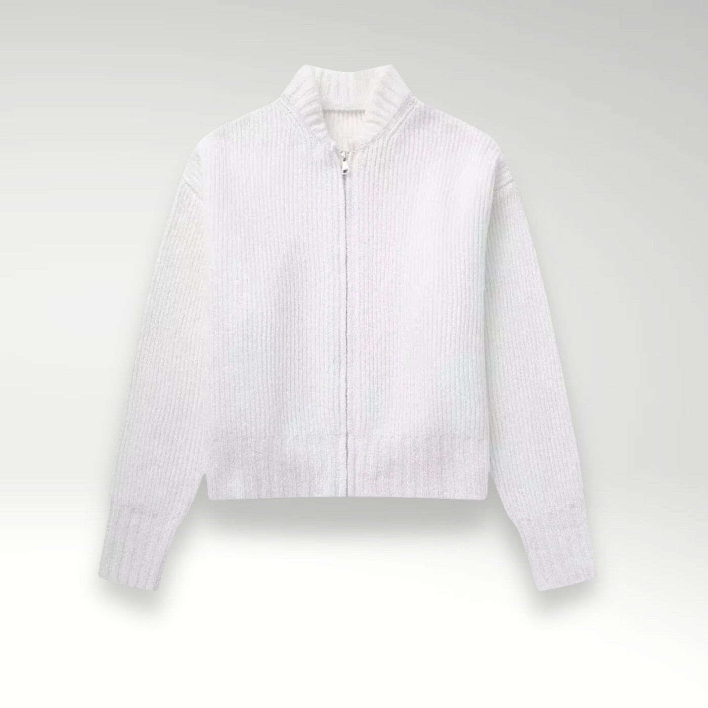 Luxora™ | Elegante Cárdigan con Cremallera para un Look Refinado