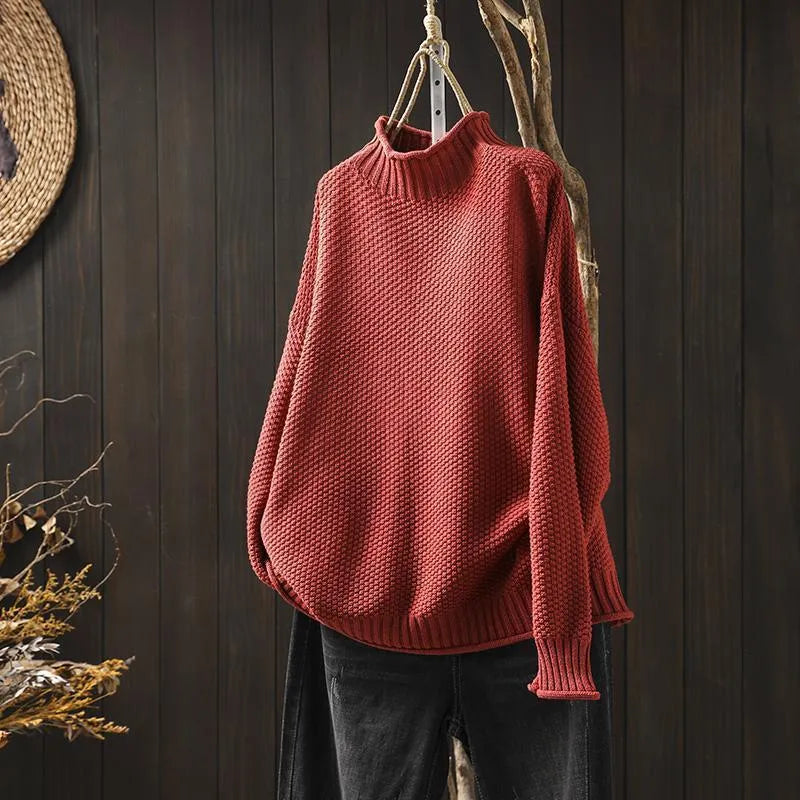 Jersey de Cuello Alto de Punto