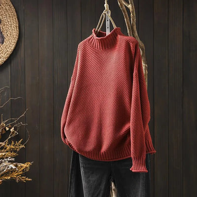 Jersey de Cuello Alto de Punto