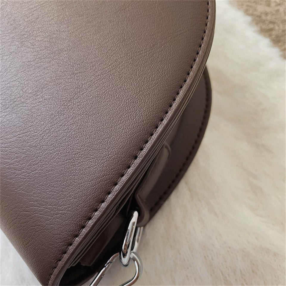 Bolso de cuero vintage para mujer Gertrud - un toque retro elegante