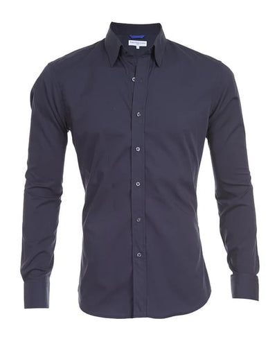 Camisa Oxford elástica con botones