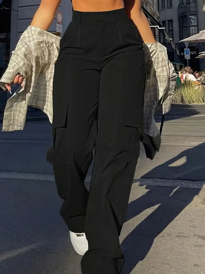 Pantalones cargo de cintura alta Hoa: Estilo y comodidad en cada paso