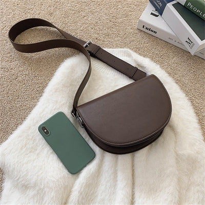 Bolso de cuero vintage para mujer Gertrud - un toque retro elegante