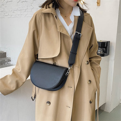 Bolso de cuero vintage para mujer Gertrud - un toque retro elegante