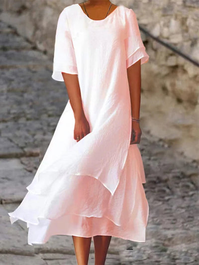 Vestido a Capas Elegante y Chic Gertrud - Estilo Inigualable para Tu Guardarropa