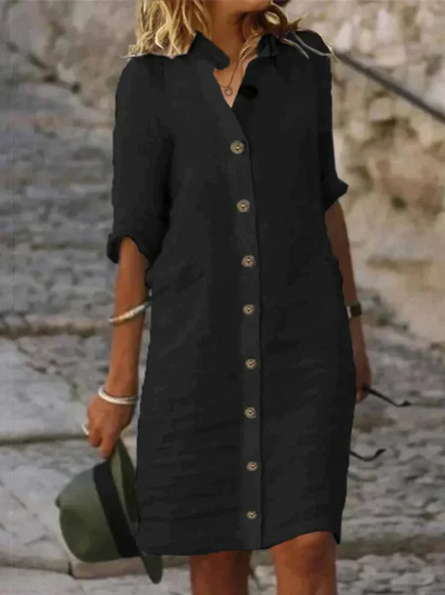 Vestido Casual de Algodón Alissa - Comodidad y Estilo en Uno