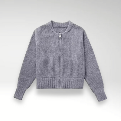 Luxora™ | Elegante Cárdigan con Cremallera para un Look Refinado