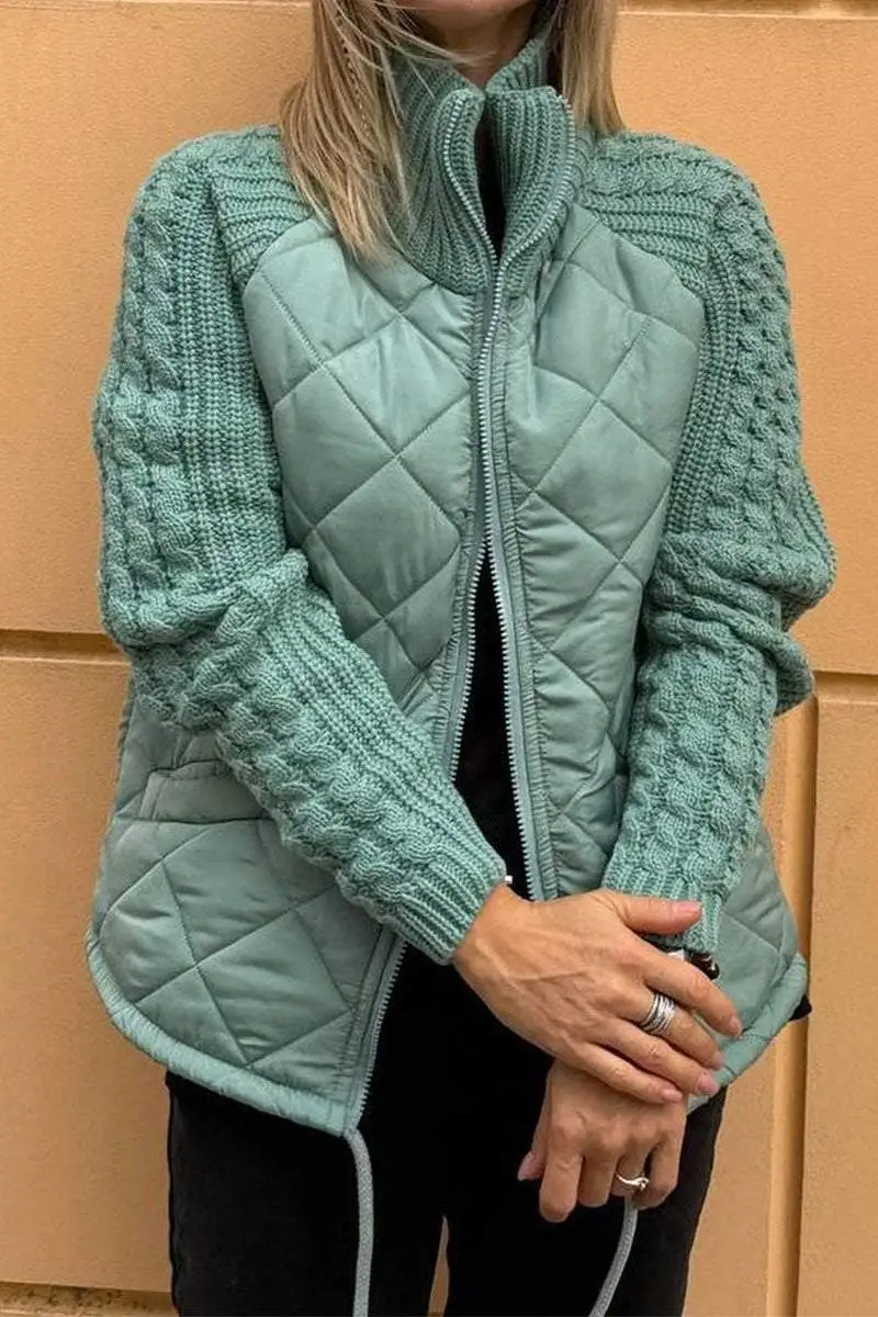 Chaqueta informal de punto con cremallera Melissa de uso confortable