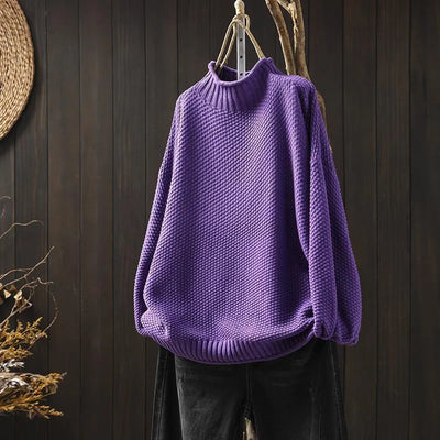 Jersey de Cuello Alto de Punto