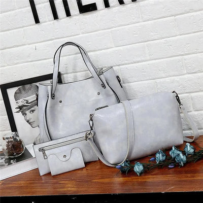 Bolso Retro Gerhild de Cuatro Elegantes Piezas