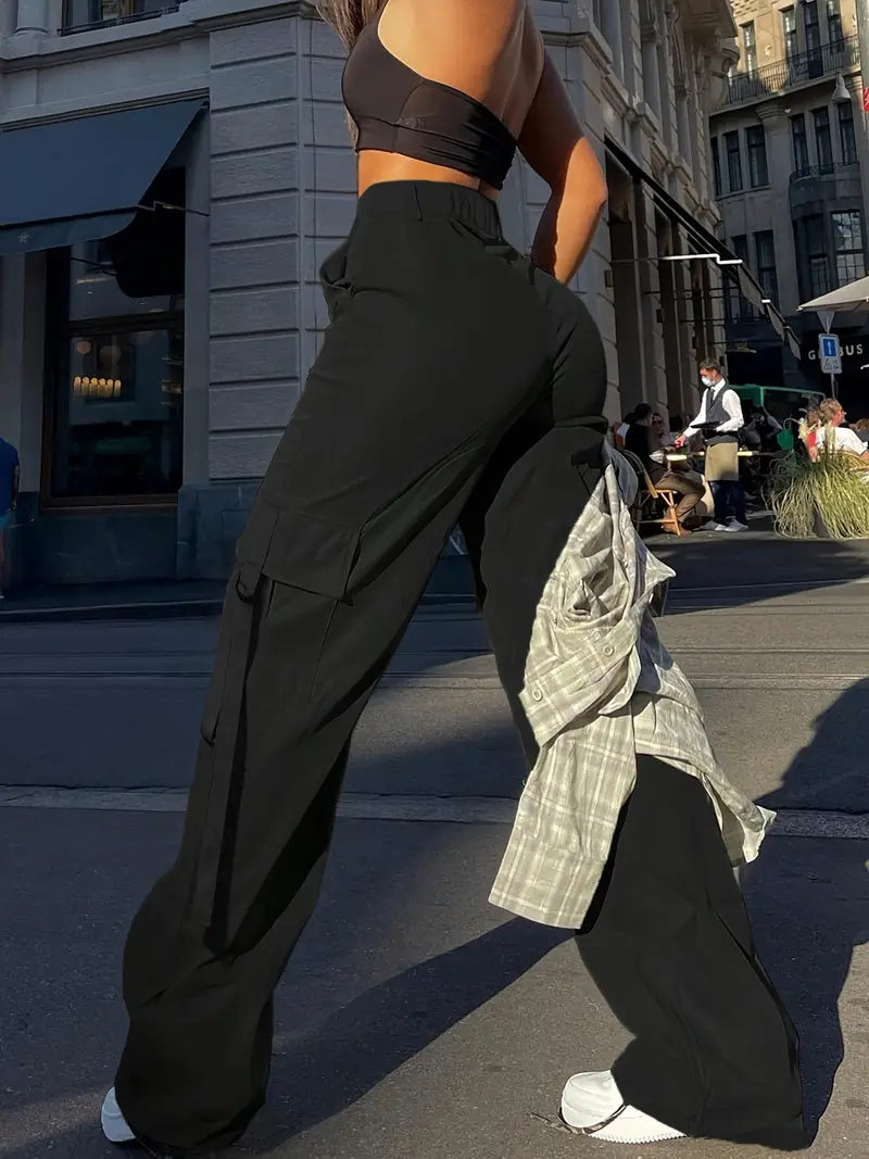 Pantalones Cargo Chic para Mujer - Estilo y Comodidad en Uno