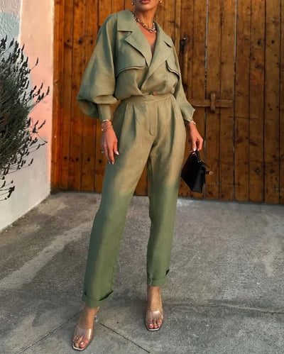 Querina | Elegante y cómodo conjunto de traje con estilo