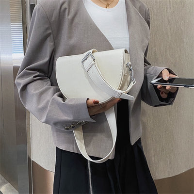 Bolso de cuero vintage para mujer Gertrud - un toque retro elegante