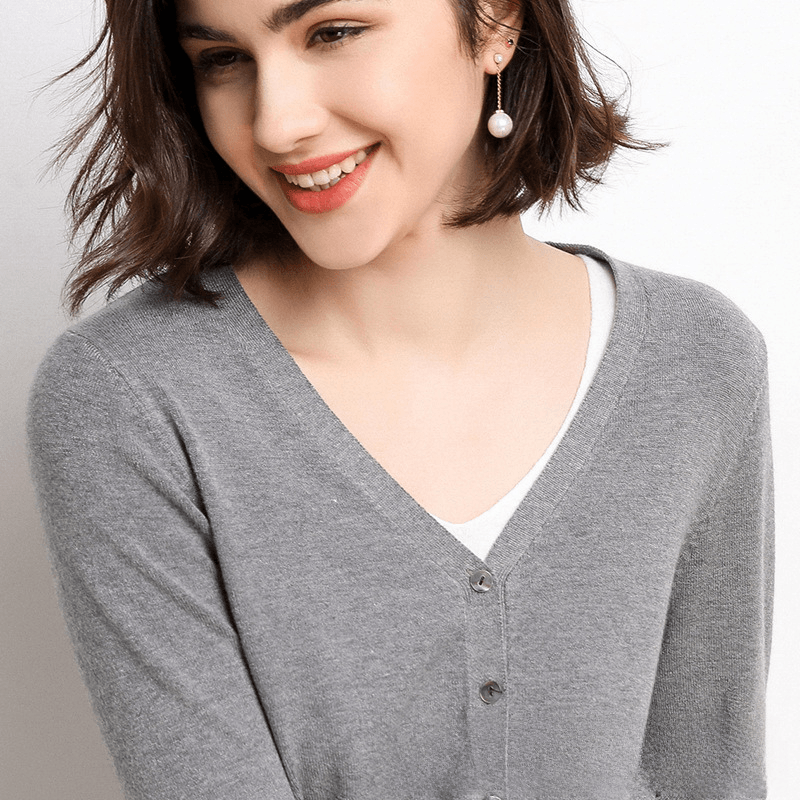 Carlotta | Cárdigan de Algodón Artesanal