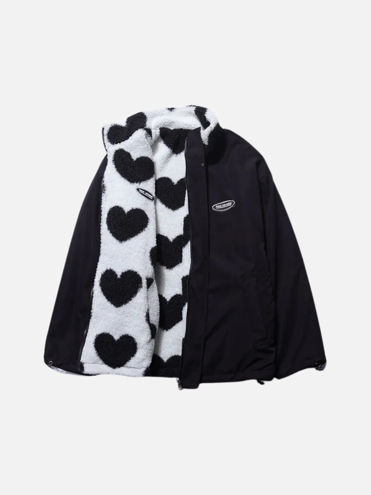 Chaqueta Oversized Doble Cara Ingrid: Estilo y Comodidad Ajustada a la Perfección