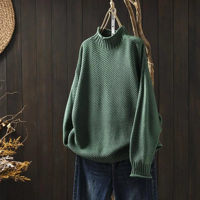 Jersey de Cuello Alto de Punto
