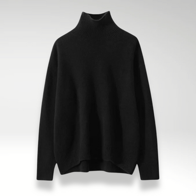 Luxora™ | Comodidad Última: Suéter de Cachemira Suave con Cuello Estiloso