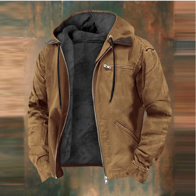 Luis | Chaqueta con cremallera y capucha