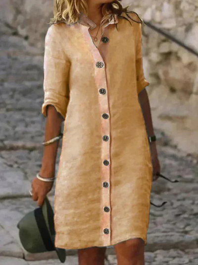 Vestido Casual de Algodón Alissa - Comodidad y Estilo en Uno