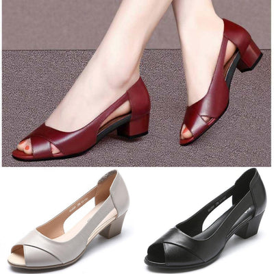 Zita | Sandalias de cuero cómodas y antideslizantes con suela suave para pasos despreocupados