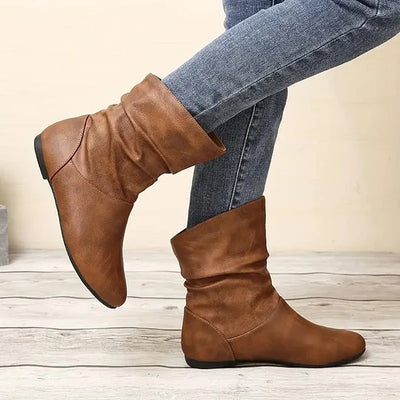 Delia™ - Elegante y lujosas botas de cuero