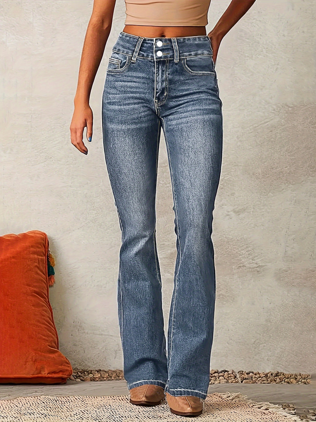 Jeans de Corte Alto Aya™ - Estilo y Confort en Cada Uso