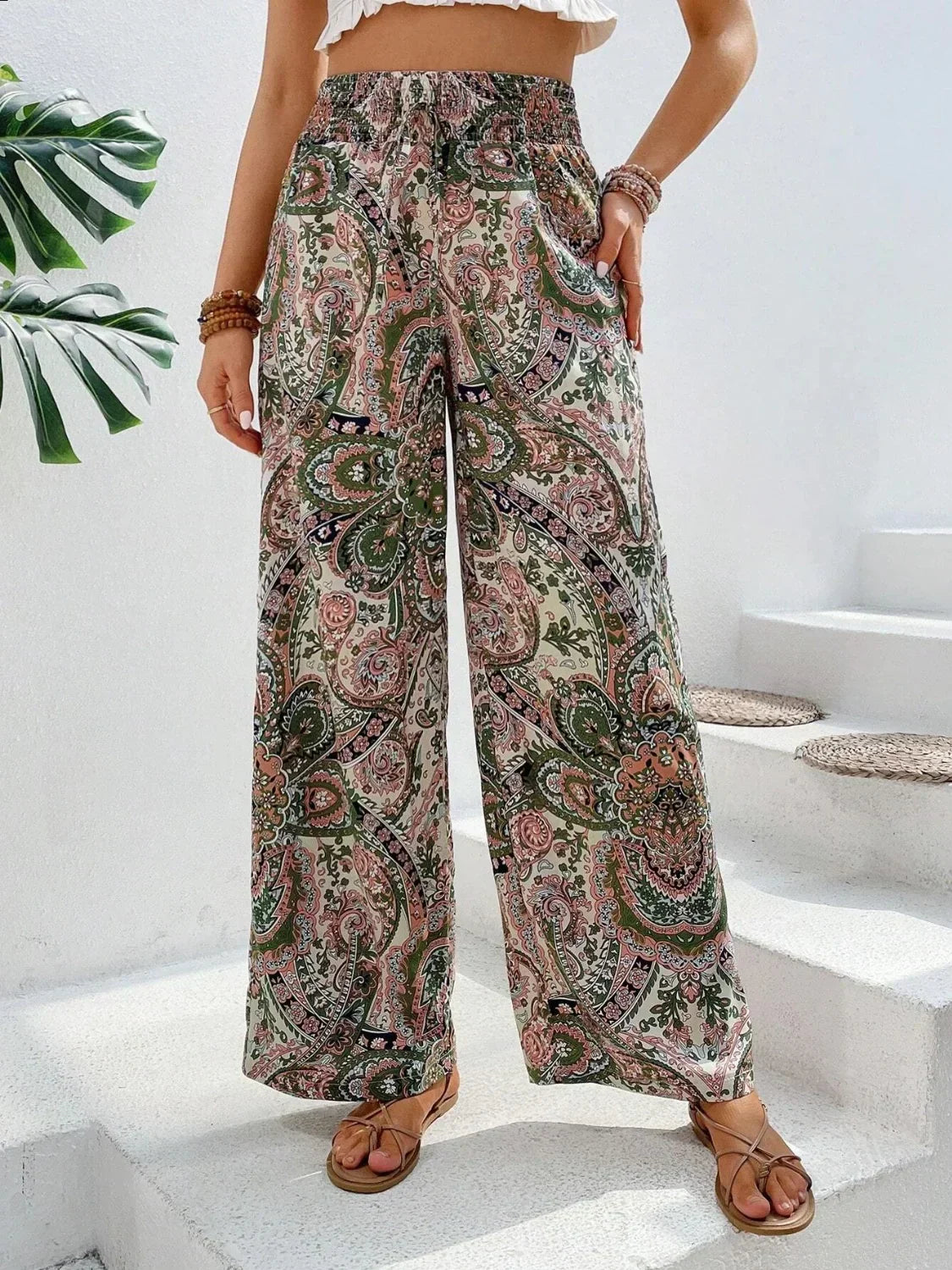 Pantalones Anchos Estampados Lauren: Estilo y Comodidad en Cada Paso