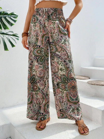 Pantalones Anchos Estampados Lauren: Estilo y Comodidad en Cada Paso