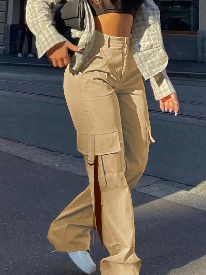 Pantalones Cargo Chic para Mujer - Estilo y Comodidad en Uno