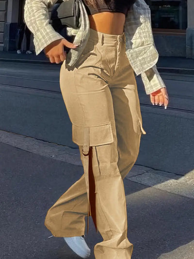 Pantalones Cargo Chic para Mujer - Estilo y Comodidad en Uno