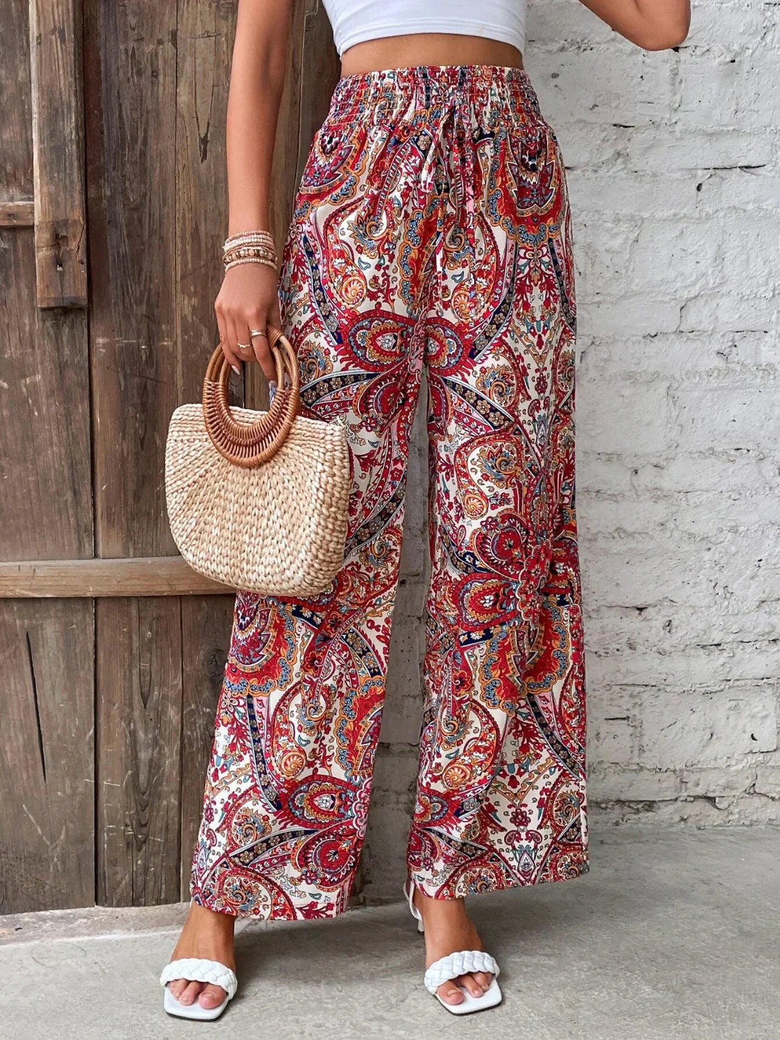 Pantalones Anchos Estampados Lauren: Estilo y Comodidad en Cada Paso