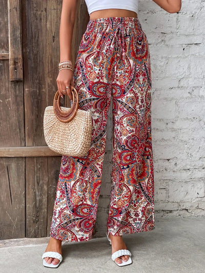 Pantalones Anchos Estampados Lauren: Estilo y Comodidad en Cada Paso