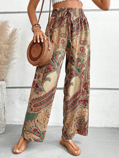 Pantalones Anchos Estampados Lauren: Estilo y Comodidad en Cada Paso