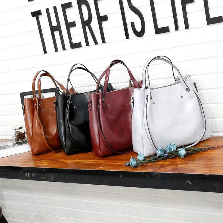 Bolso Retro Gerhild de Cuatro Elegantes Piezas
