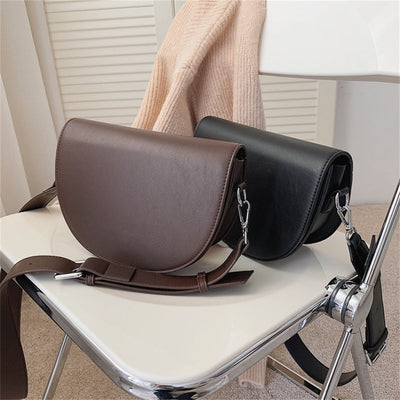 Bolso de cuero vintage para mujer Gertrud - un toque retro elegante