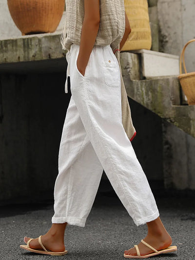Karen - Pantalón casual de algodón suave y cómodo