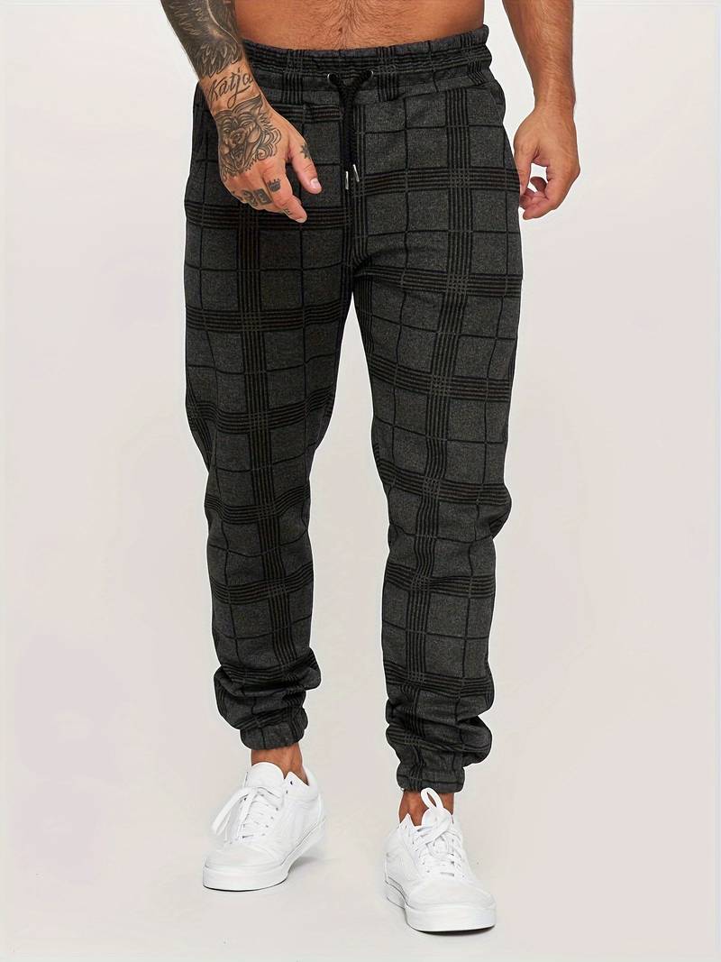 Stefano® - Stylische karierte Jogginghosen