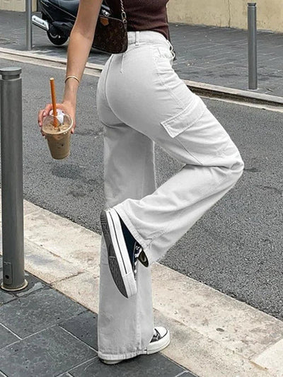 Estiloso pantalón cargo recto con ajuste personalizado