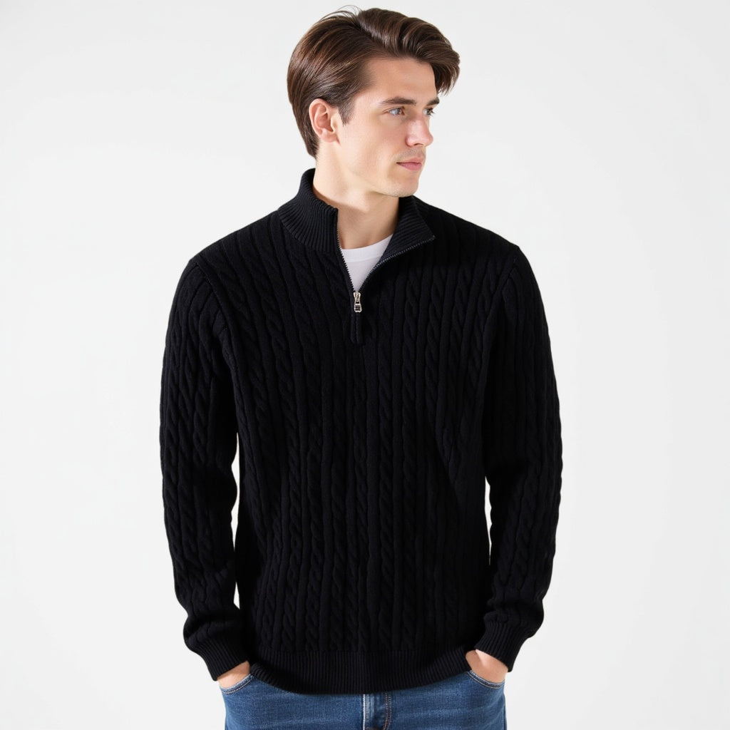 Fredrik™ | Suéter de lujo con cremallera