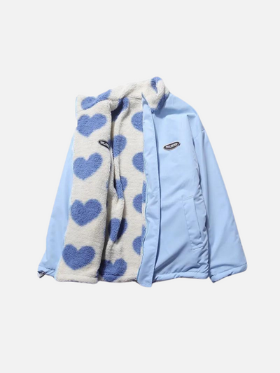 Chaqueta Oversized Doble Cara Ingrid: Estilo y Comodidad Ajustada a la Perfección