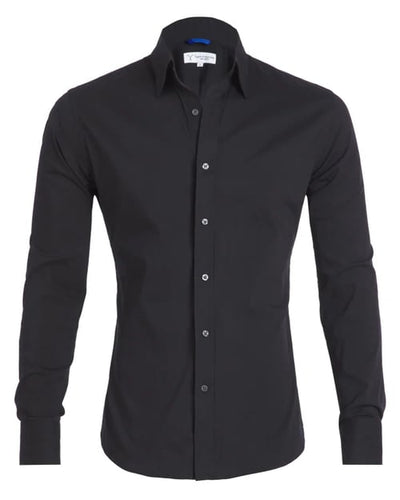 Camisa Oxford elástica con botones