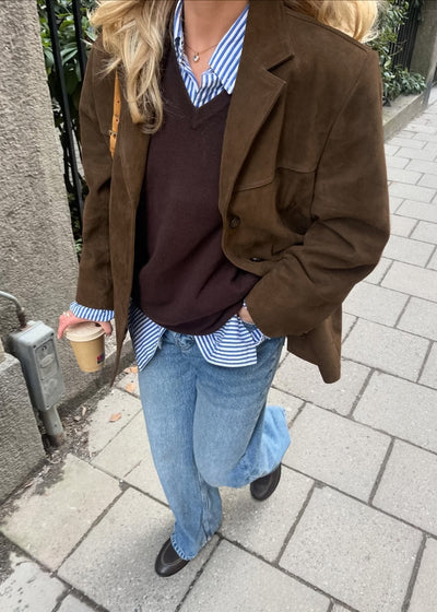 Chaqueta de ante cómoda - Mayte