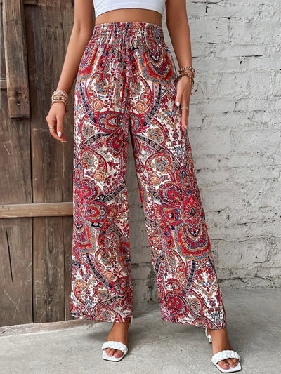 Pantalones Anchos Estampados Lauren: Estilo y Comodidad en Cada Paso