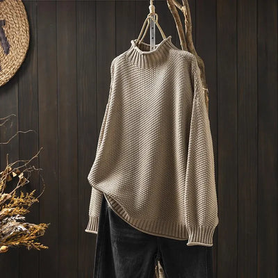 Jersey de Cuello Alto de Punto