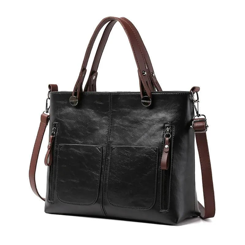Bolso bandolera vintage de piel para mujer Elise: estilo y elegancia atemporal
