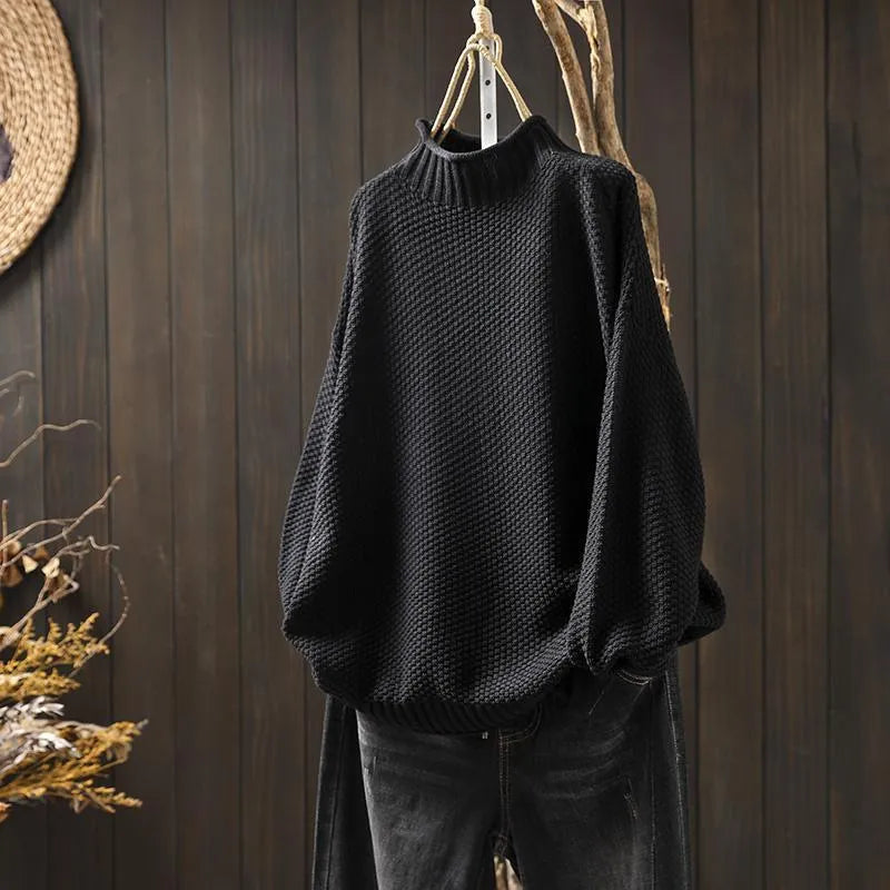 Jersey de Cuello Alto de Punto