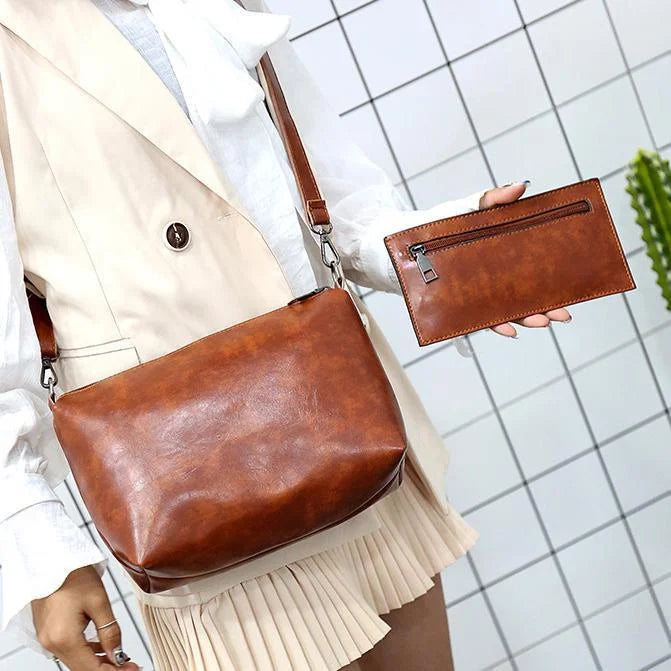 Bolso Retro Gerhild de Cuatro Elegantes Piezas