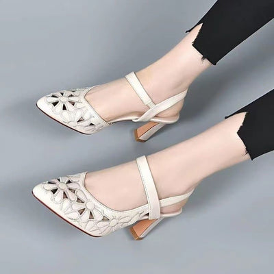 Holly | Elegantes tacón alto de cuero de la mejor calidad para apariciones inolvidables